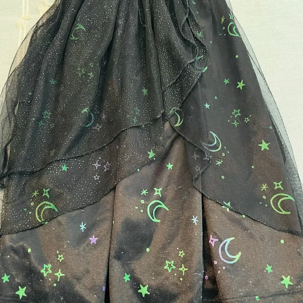 WICKED Elphaba Witch Girls size 3T Sleep Gown Costume Dress up Wizard of Oz